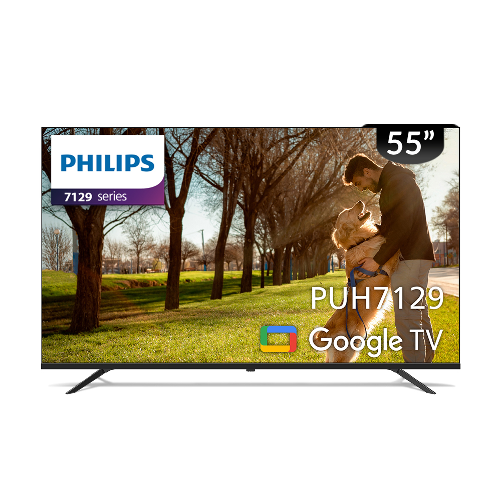PHILIPS 飛利浦 55型4K Google TV 智慧顯示器 55PUH7129 (含安裝)
