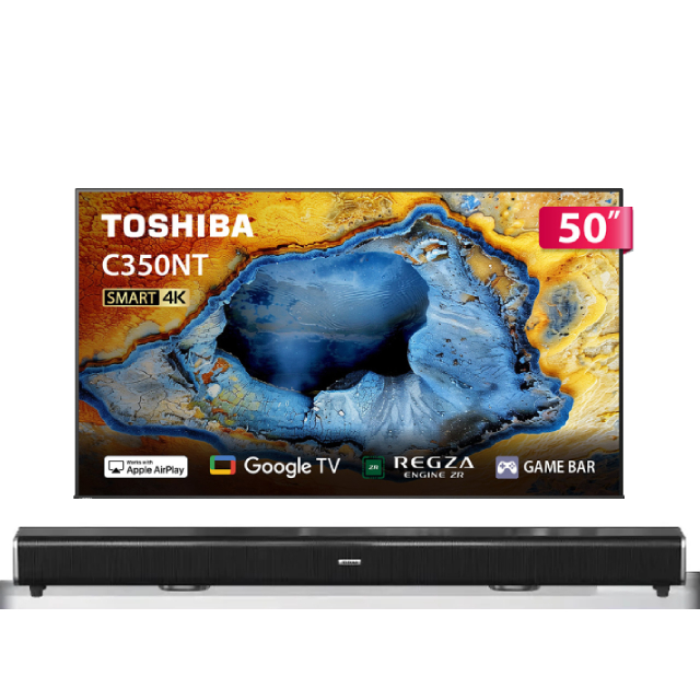 TOSHIBA 東芝 REGZA 50吋 4K Google TV液晶顯示器/電腦螢幕/液晶電視(50C350NT)
