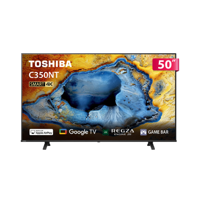 TOSHIBA 東芝 REGZA 50吋 4K Google TV液晶顯示器/電腦螢幕/液晶電視(50C350NT)
