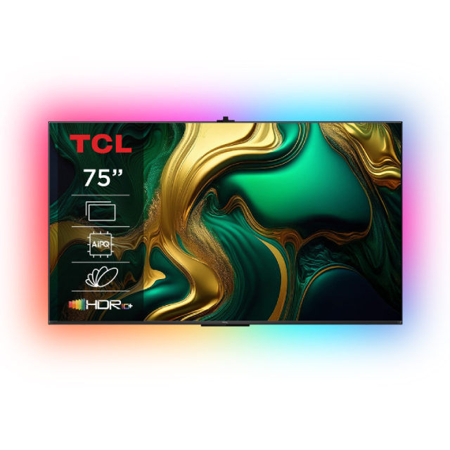 TCL 75吋 P79B 4K 120Hz Google TV monitor 智慧連網液晶顯示器 含超薄壁掛架+電視情境燈 (75P79B)