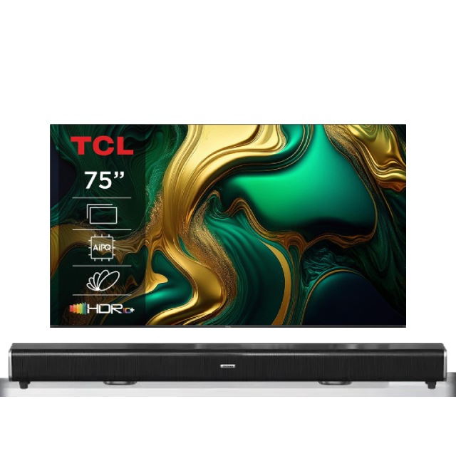 TCL 75吋 P79B 4K 120Hz Google TV monitor 智慧連網液晶顯示器 (75P79B)+2.2聲道環繞聲霸