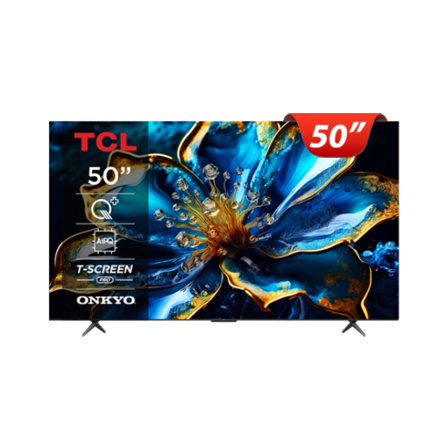 TCL 50吋 C69B QLED Google TV 量子智能連網液晶顯示器 含APP語音萬用遙控器 (50C69B)