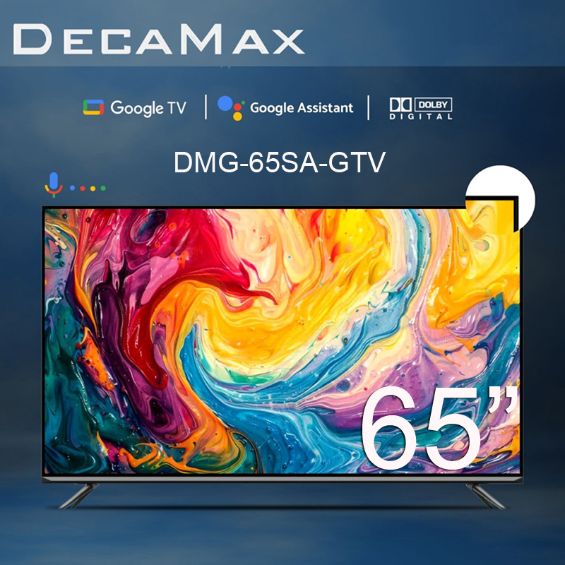 DMG-65SA-JWZ632 是一款具備4K HDR解析度的智慧電視，內建Google TV聯網平臺，支援雙頻RJ45網路，內建YouTube、Netflix、Disney+、Google Play、愛奇藝等多種影音平臺。採用無邊框機身設計，支援安卓與蘋果投屏功能，擁有60Hz更新率與LED顯示技術，適閤家庭娛樂與多媒體使用。