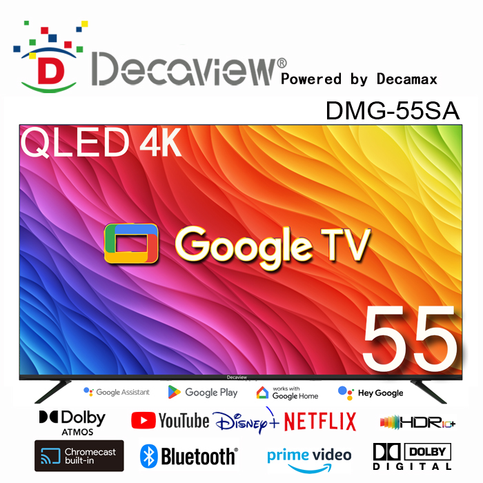 DECAMAX 55吋 4K 量子點QLED Google TV ( DMG-55SA )