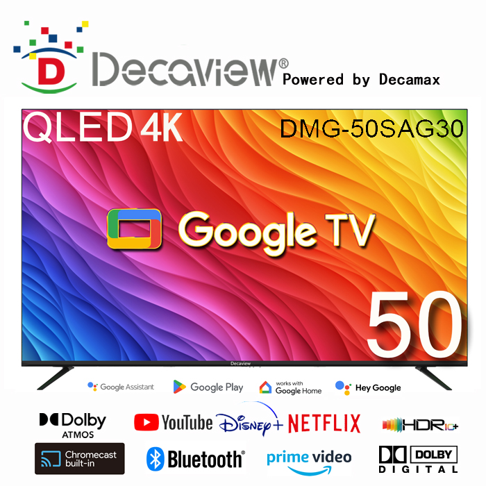 DECAVIEW 50吋 4K QLED Google TV ( DMG-50SAG30 )