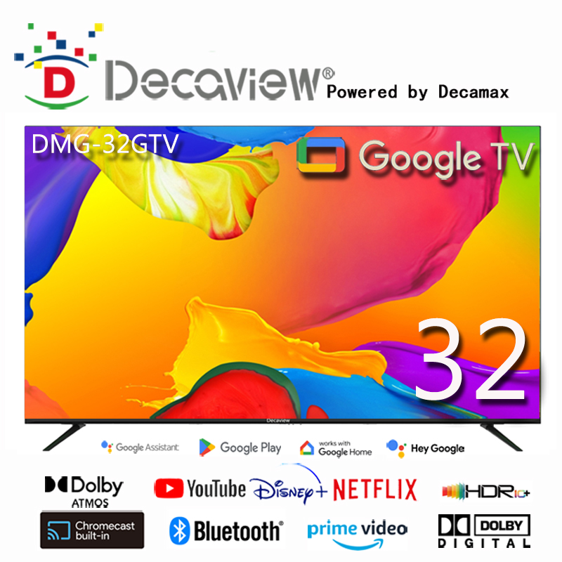 DECAVIEW 32吋 Google TV 聲控智慧聯網顯示器 DMG-32GTV