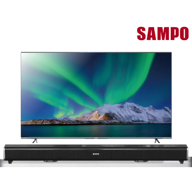 SAMPO 聲寶 55吋miniLED 4K AI新轟天雷GoogleTV連網智慧顯示器(QM-55MIW4210)+2.2聲道全音域環繞聲霸