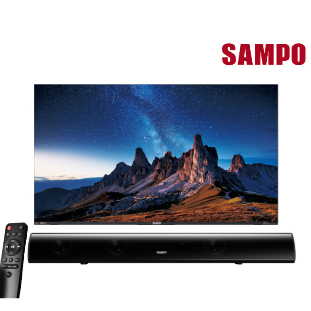 SAMPO 聲寶 65吋4K 120Hz AI新轟天雷GoogleTV連網智慧顯示器 含英國MAJORITY Teton劇院聲霸 (EM-65AI3220)