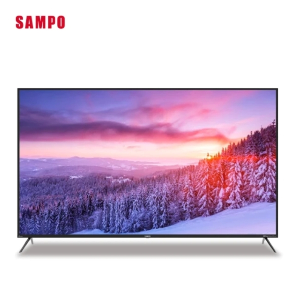 SAMPO 聲寶 75吋 4K聯網UHD Smart LED智慧顯示器QM-75SF620 含基本安裝+舊機回收 -