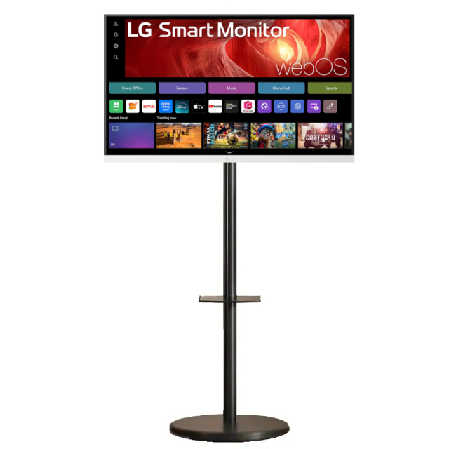 LG 樂金 27型 4K移動式觸控智慧螢幕斜槓機(27U730SA-W)/閨蜜機/顯示器/移動電視 含WIFI攝影機