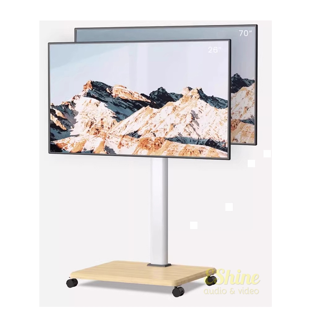 EShine M55-1液晶電視活動立架26~70吋 移動電視機架 落地式推車架 行動廣告看板電視立架..