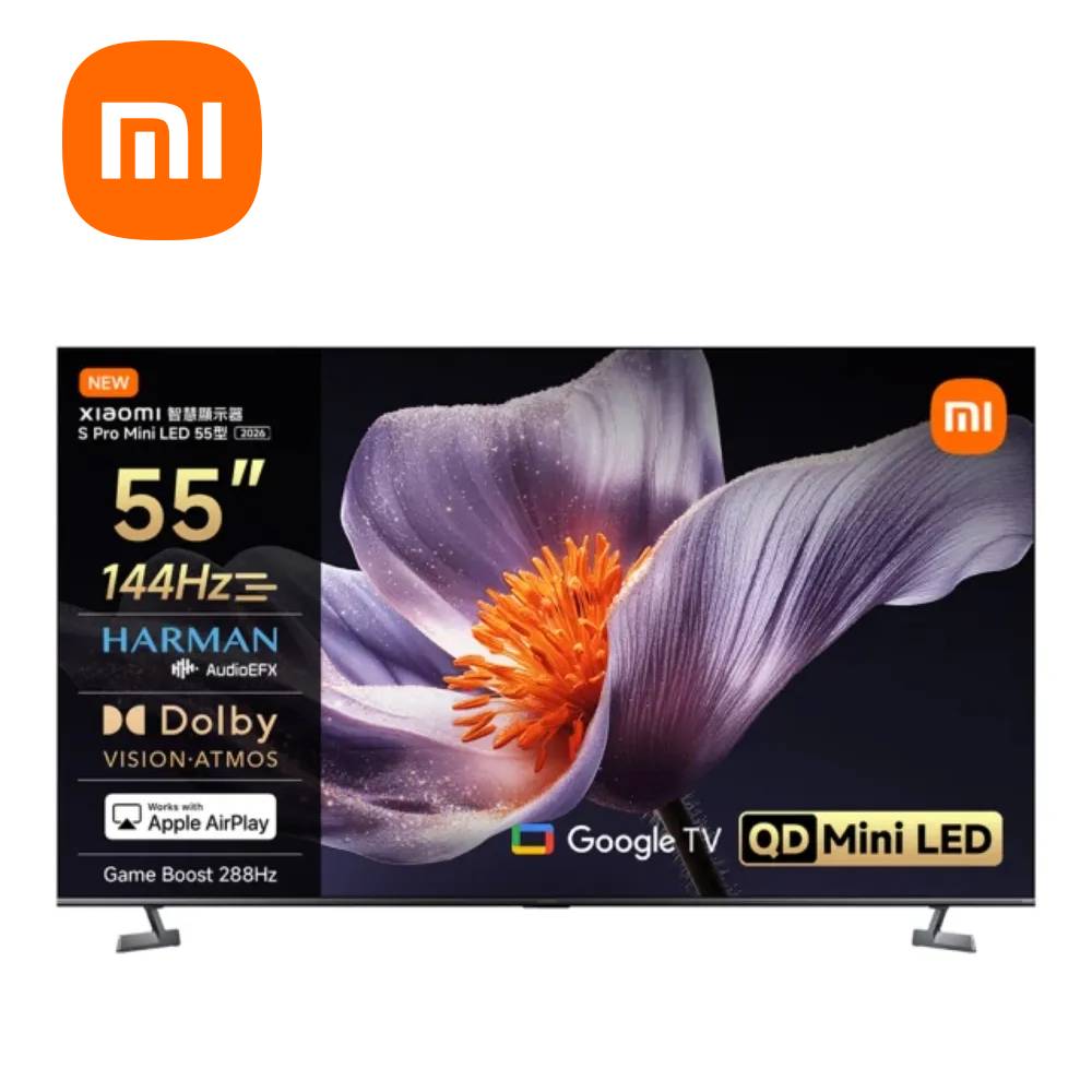 Xiaomi 小米 55型 4K Mini LED 144Hz GoogleTV智慧聯網顯示器(S Pro Mini 55 2026)
