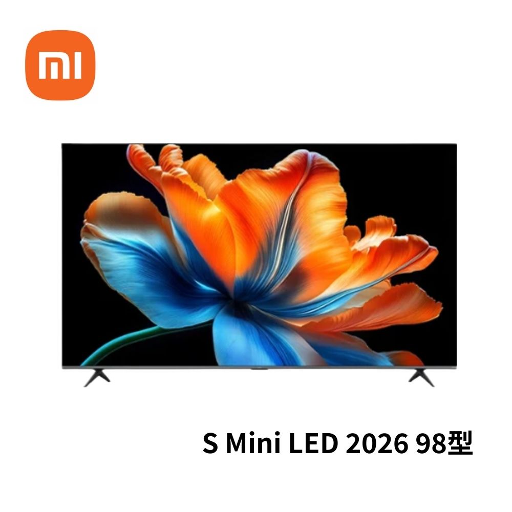 Xiaomi 小米 98型 4K Mini LED 144Hz GoogleTV智慧聯網顯示器(S Mini 98 2026)