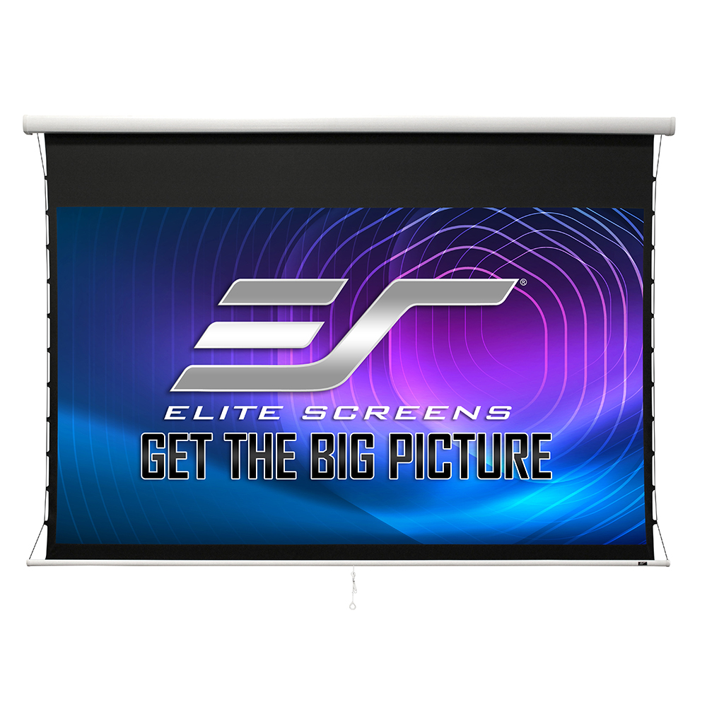 Elite Screens億立銀幕 120吋16:9 高級款手拉張力幕 isf認證啞白 上黑邊38CM MT120UWH-E15