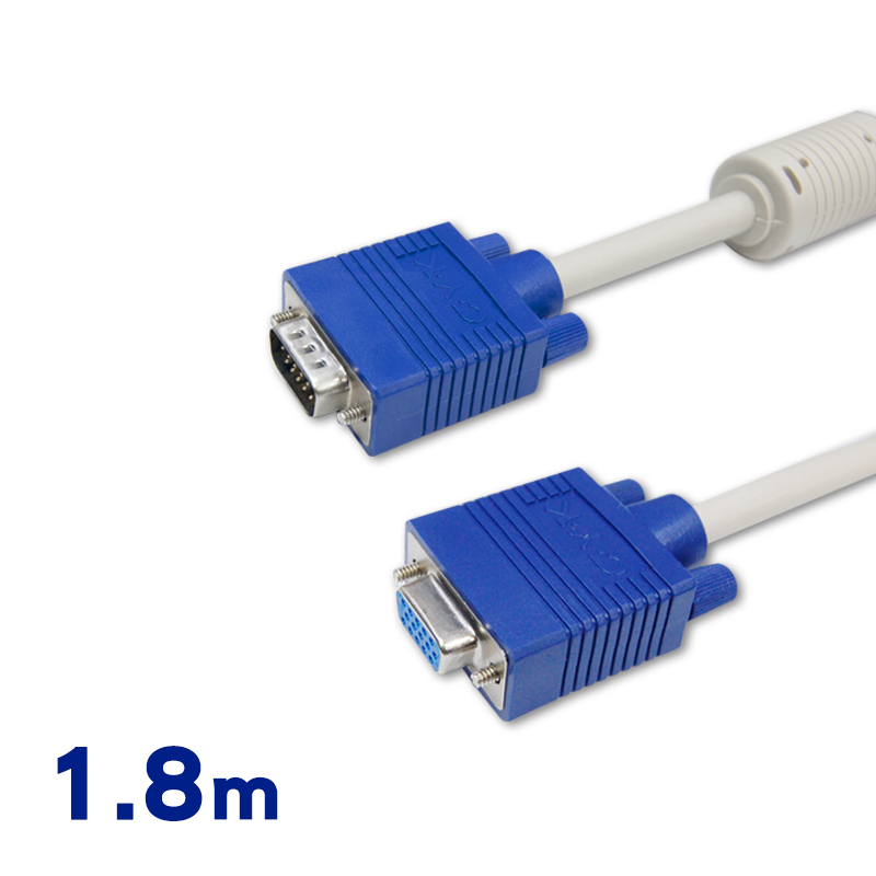 Cable VGA(3+2)顯示器視訊線公-母 1.8公尺(29HD1515PS02)