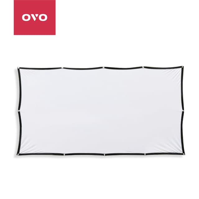 OVO投影機簡易百吋布幕PS01