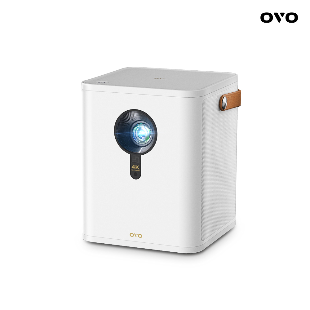 OVO 4K無框電視 UHD智慧投影機 K9 極光白