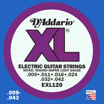 Daddario EXL 120 電吉他套弦 (09-42)