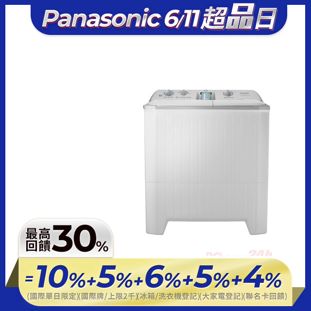 Panasonic國際牌 雙槽12公斤洗衣機 NA-W120G1