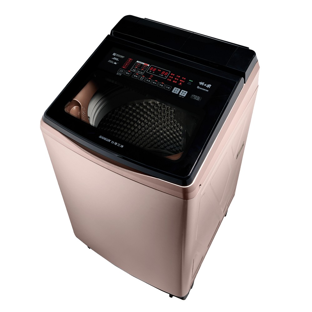 【SANLUX 臺灣三洋】17KG 變頻超音波洗劑自投直立式洗衣機 SW-V17AD