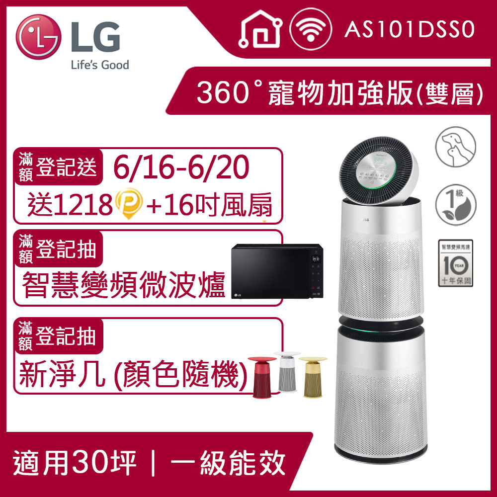LG AS101DSS0 空氣清淨機