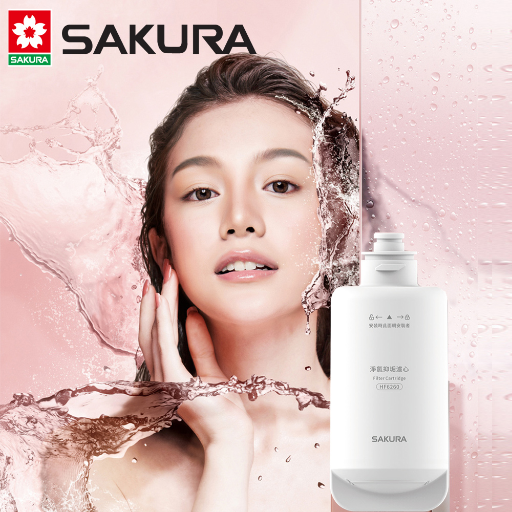 【SAKURA櫻花】美膚沐浴熱水器專用濾心 HF6260