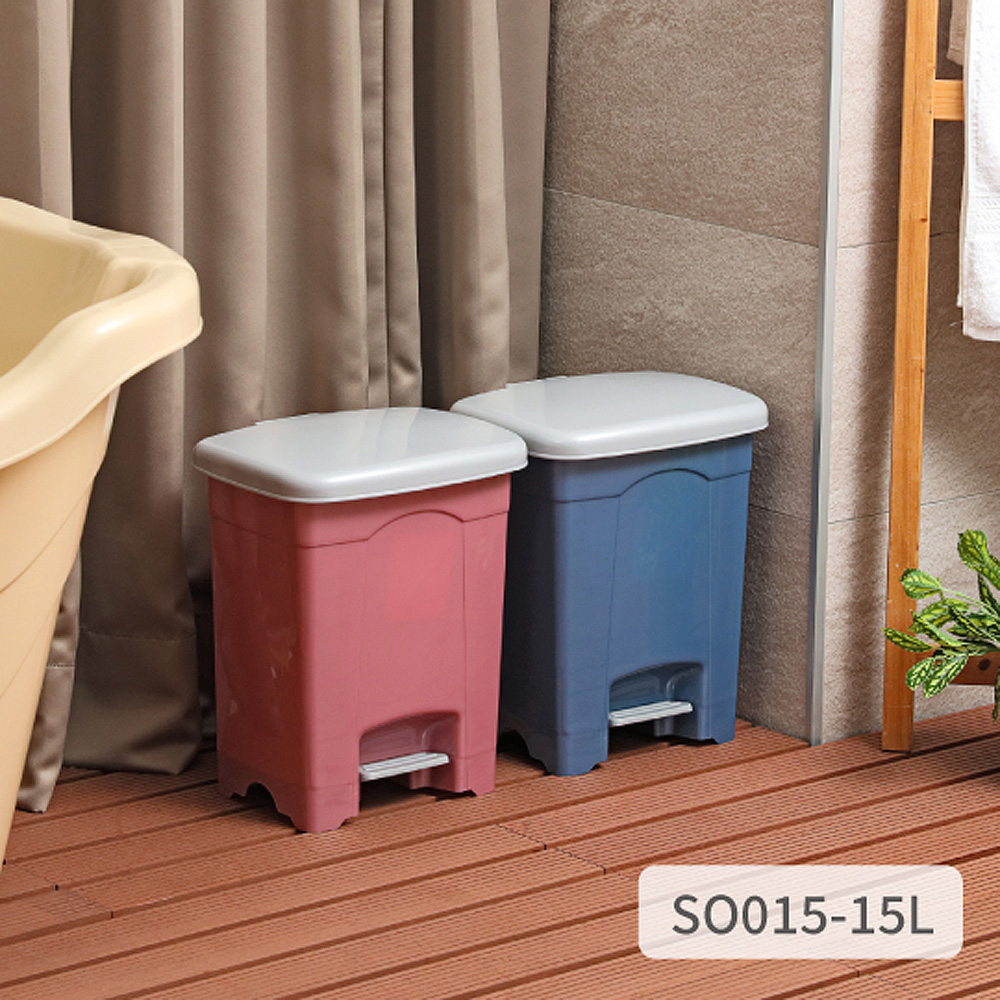 中現代垃圾桶/回收桶-15L(2色可選)