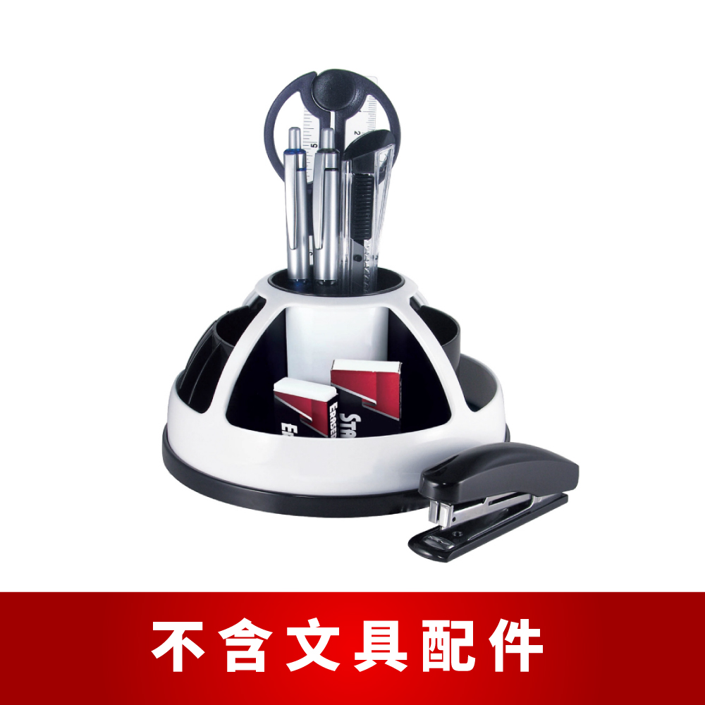 【O-life】置物整理收納盒(旋轉筆筒 文具收納 辦公收納 桌面整理 裝飾造型)