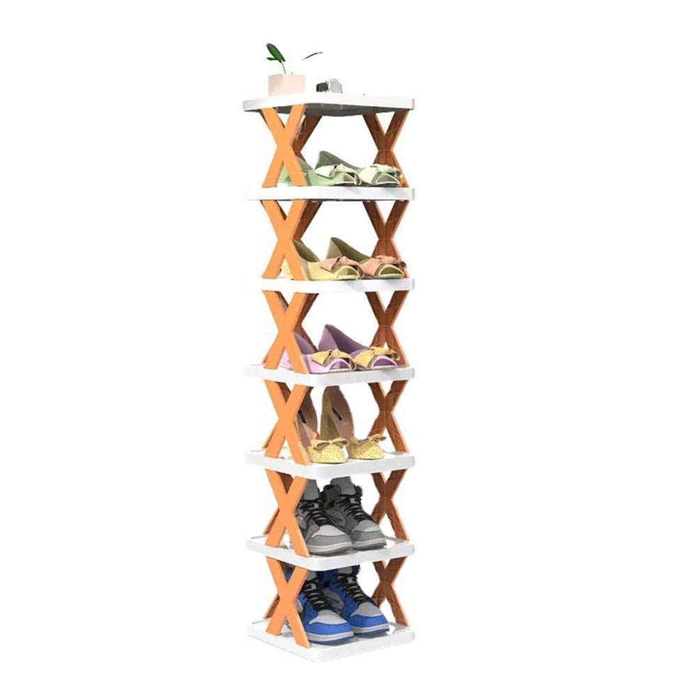 布工藝生活-家用自組DIY簡易多層鞋子收納架鞋架4層