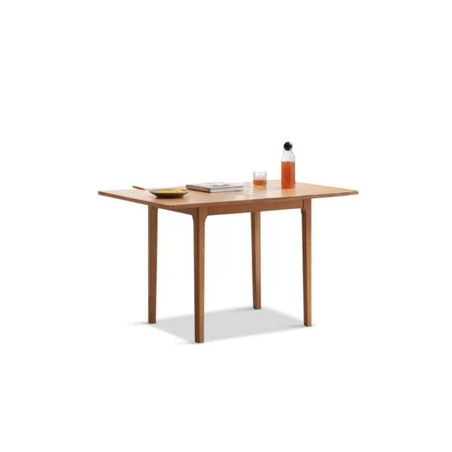 源氏木語鹿特丹原木色橡木折疊餐桌1.2M Y28R06
