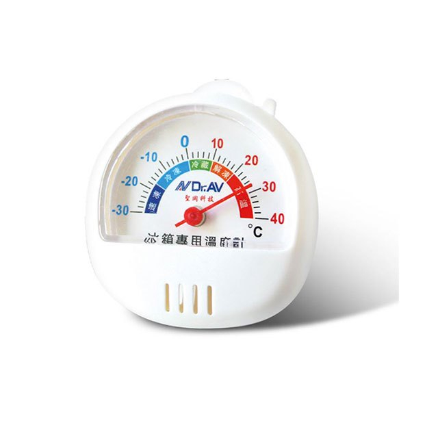 【聖岡科技Dr.AV】GM-70S冰箱專用 冷藏/冷凍 溫度計(免電池 機械式-30~40度適用 可立/掛/磁吸 家庭用)