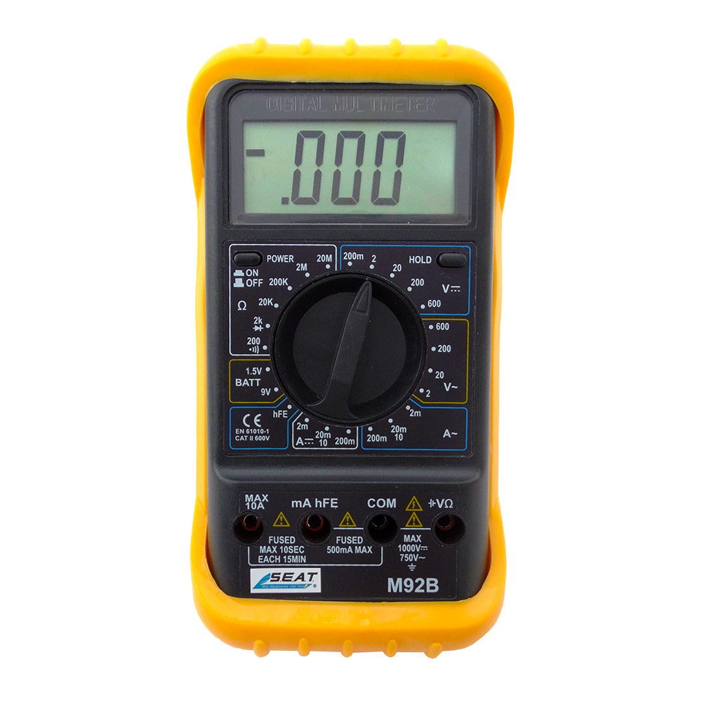 180-DEM92B CE認證大型通用型萬用表(hFE/電池/量測功能)