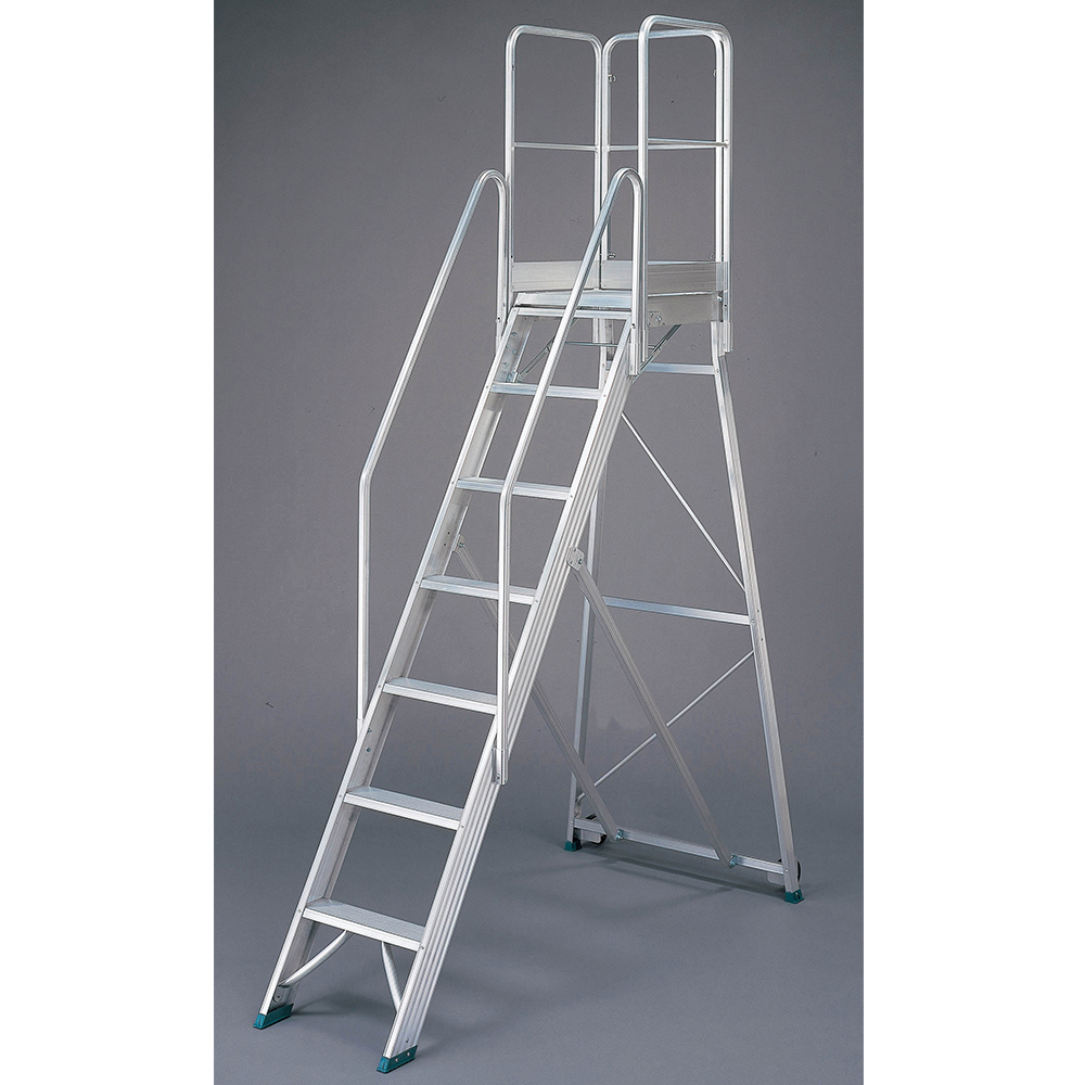 Hasegawa 長谷川工作梯 可收摺輕巧不易鏽高處作業梯/作業台 DAD-210