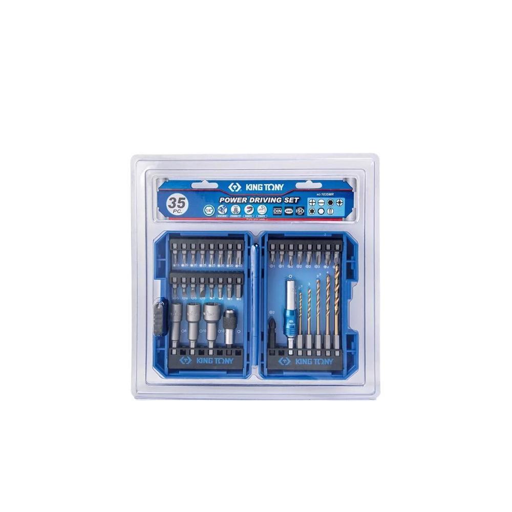 KING TONY 金統立 專業級工具35件式電動起子頭組 KT1035MR