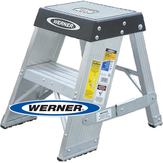 美國Werner穩耐安全鋁梯-SSA02 鋁合金梯凳