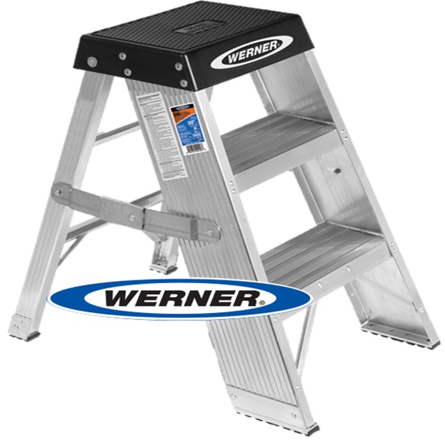 美國Werner穩耐安全鋁梯-SSA03 鋁合金梯凳