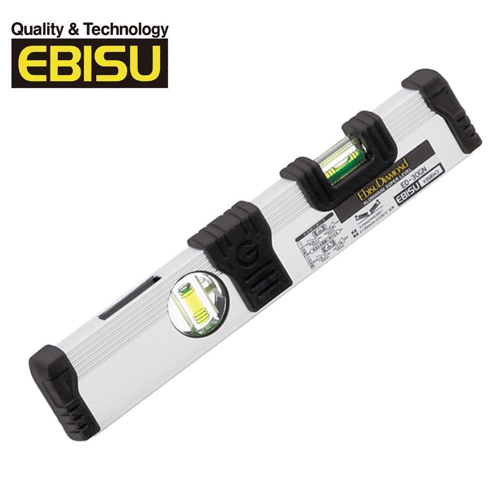 EBISU Mini系列-G耐衝擊水平尺(無磁)300mm ED-30GN-12