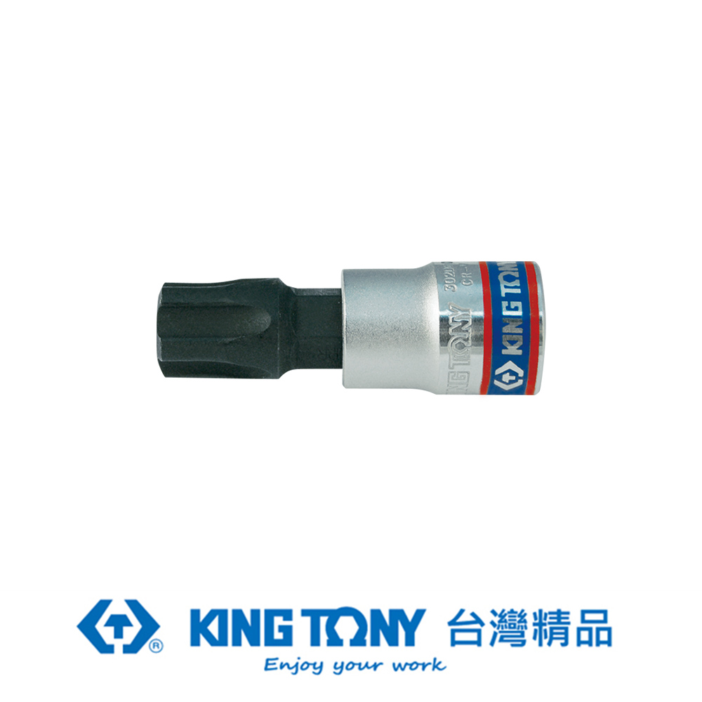 KING TONY 專業級工具 3/8 DR. 五角星型中孔起子頭套筒 IPR60 KT302D60