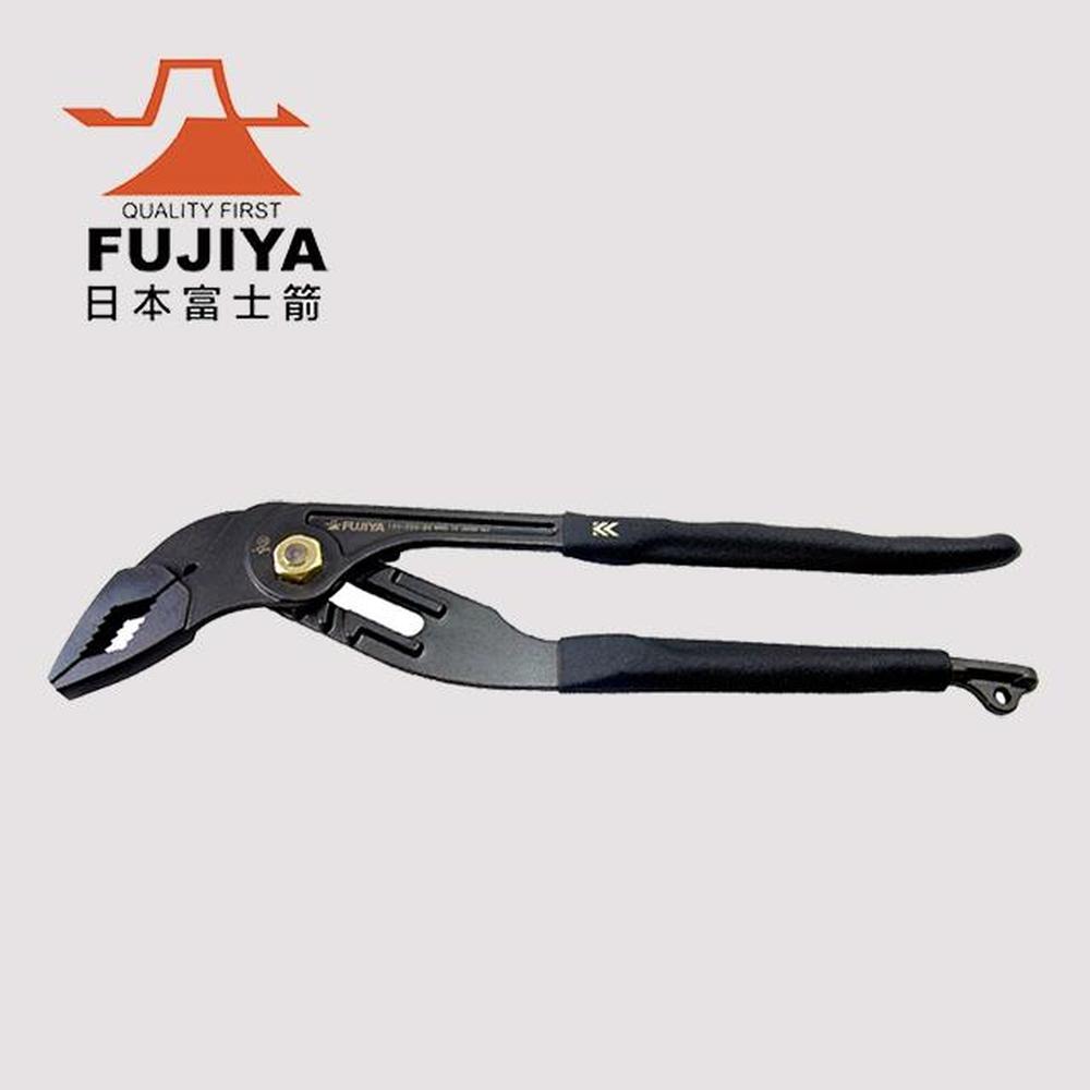 FUJIYA 富士箭 超輕量菱形刃口幫浦鉗250mm-黑金 130-250-BG