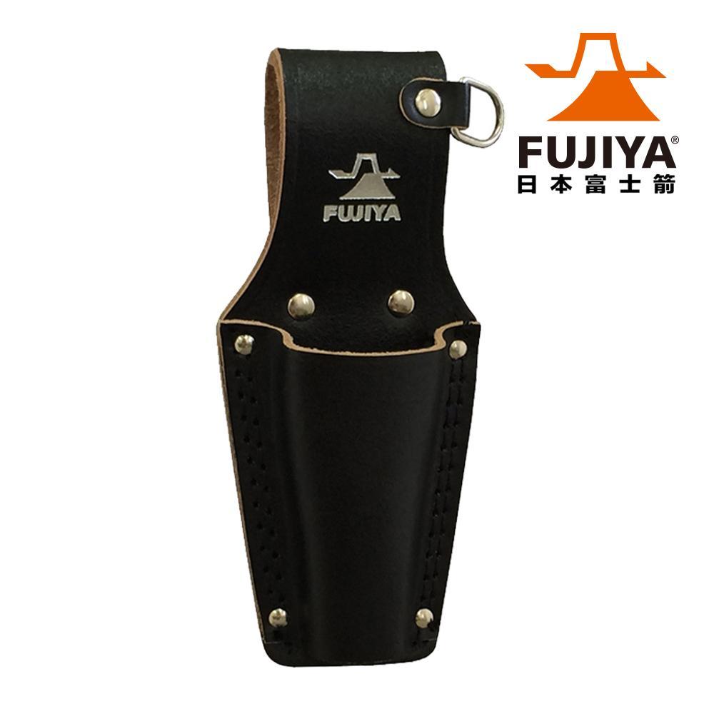 FUJIYA 富士箭 高級黑牛皮腰間鉗子收納袋-單支型 LP-1DSB