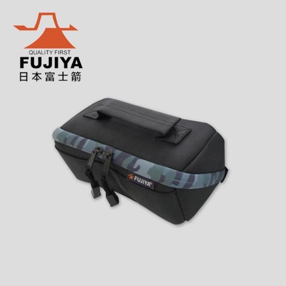 FUJIYA 富士箭 高緩衝大開口工具收納袋(中)-迷彩藍/黑 FHC-MA