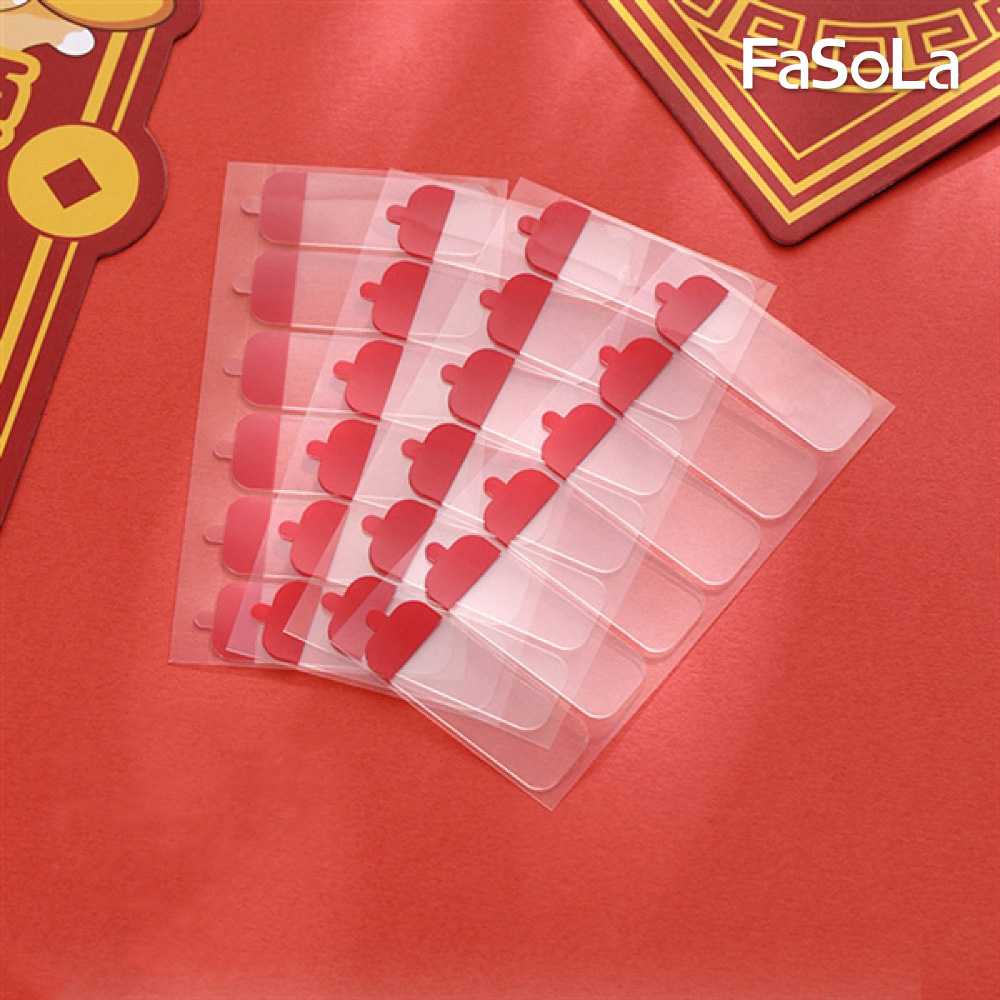FaSoLa 多用途透明易撕無痕雙面膠貼60片