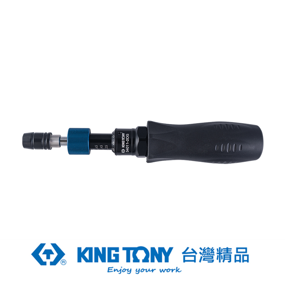 KING TONY 專業級工具 1/4 高精密夾持扭力起子 30-120 c KT34011-1DG