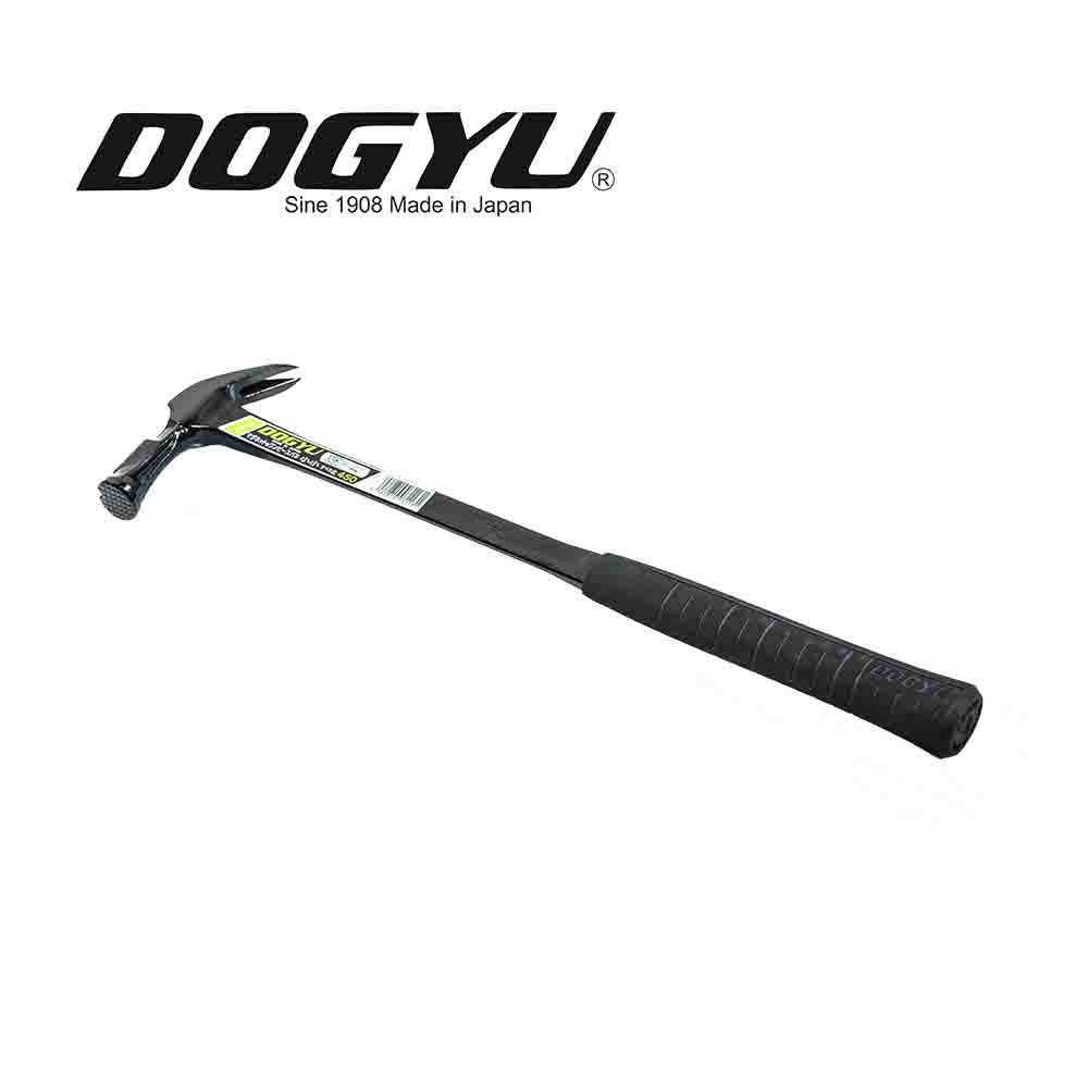 DOGYU 土牛 扁柄附磁鎚 (小小) 450mm 鐵柄 鐵鎚 鐵槌 03113