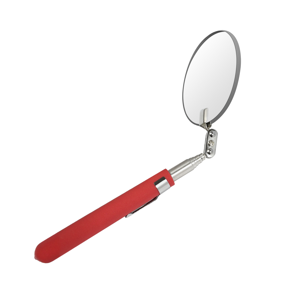 【良匠工具】可萬向伸縮長度不鏽鋼Ø83mm圓形檢視鏡(長度267~740mm)