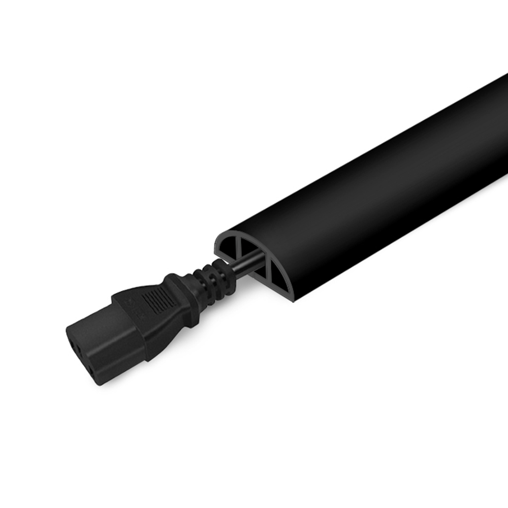180-CDB30 室內外PVC軟膠線槽(黑色3公分)