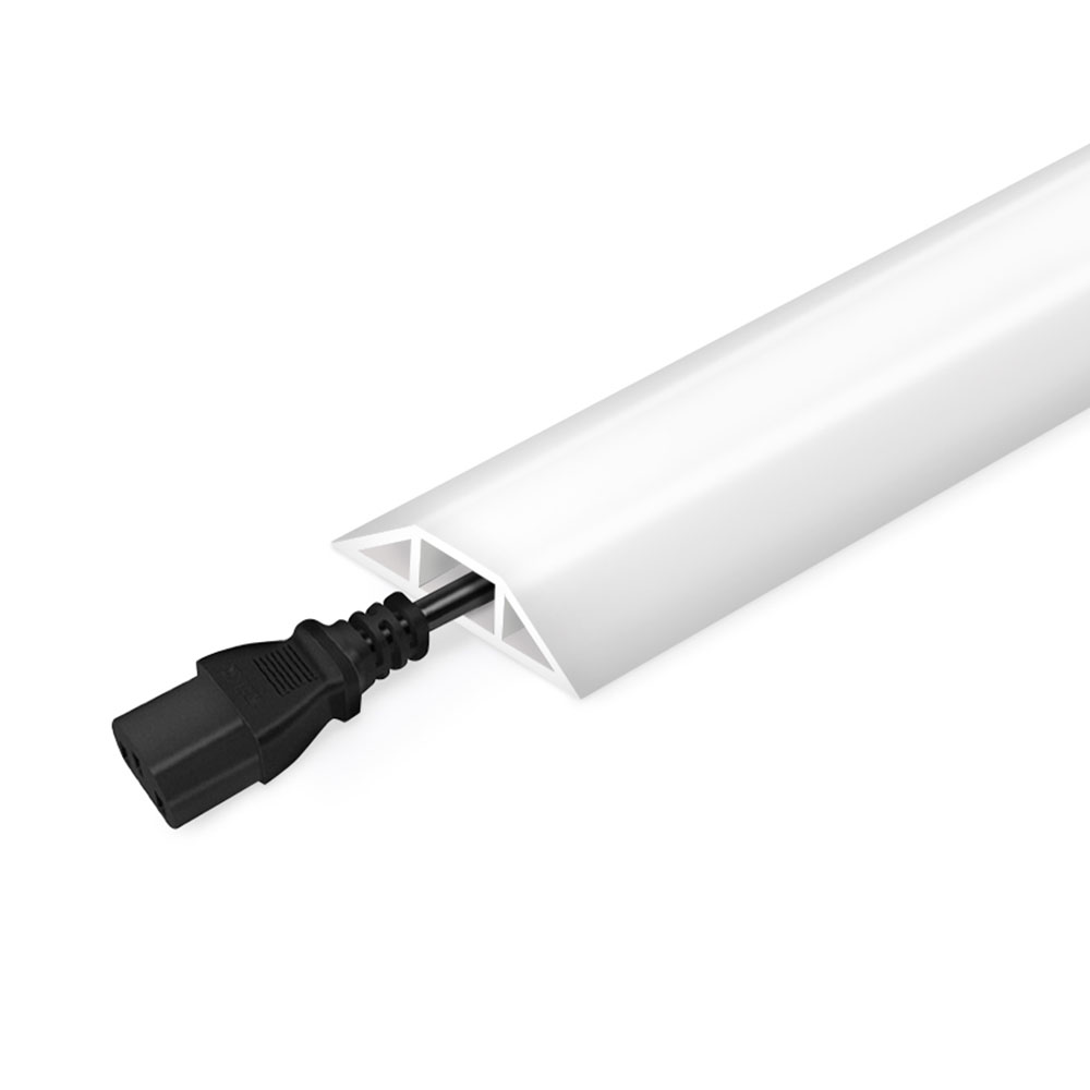 180-CDW40 室內外PVC軟膠線槽(白色4公分)
