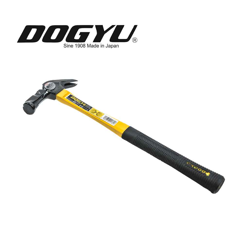 DOGYU 土牛黃柄附磁鎚 (小小) 橫打 板模 角柄 口徑27mm 鐵鎚 01761