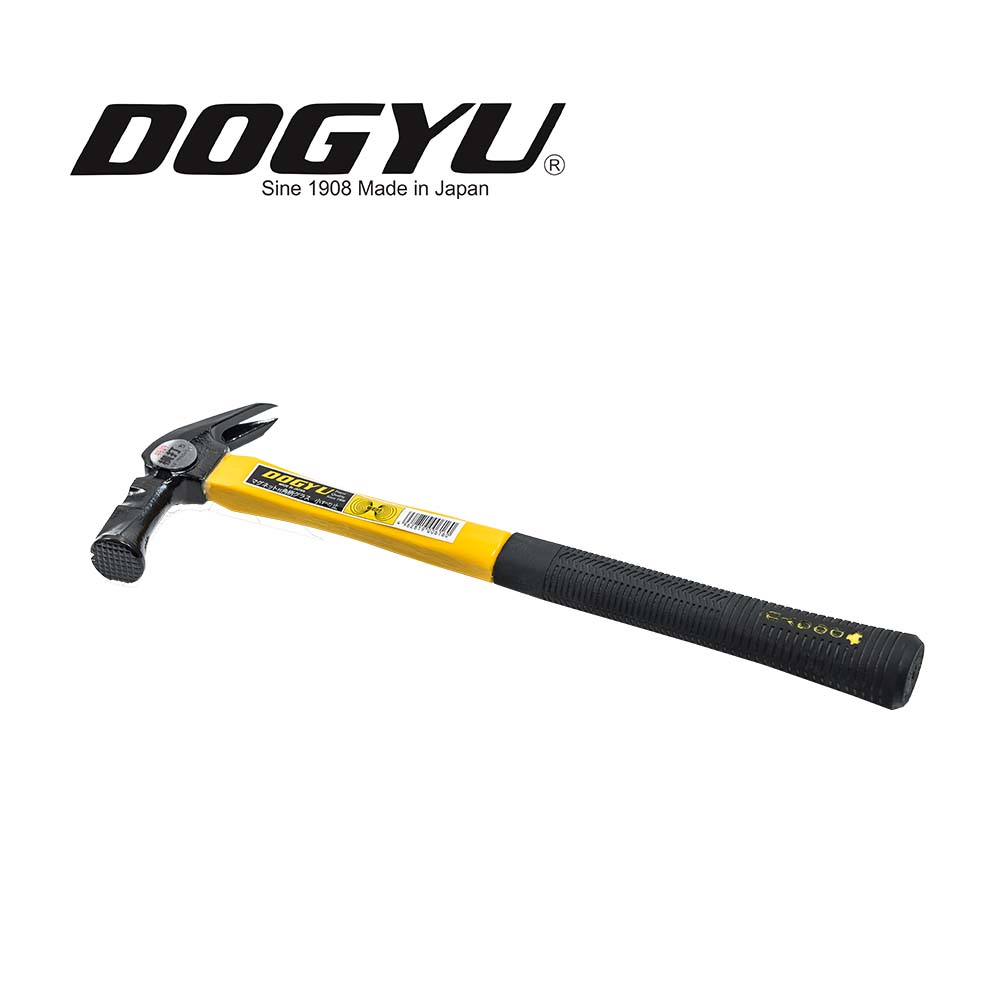 DOGYU 土牛黃柄附磁鎚 (小) 橫打 板模 角柄 口徑27mm 鐵鎚 00616