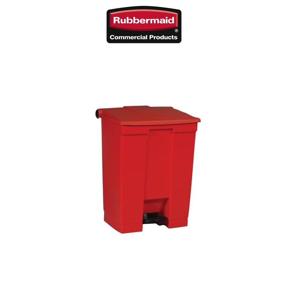 Rubbermaid 樂柏美 腳踏式垃圾桶 68L FG614500RED